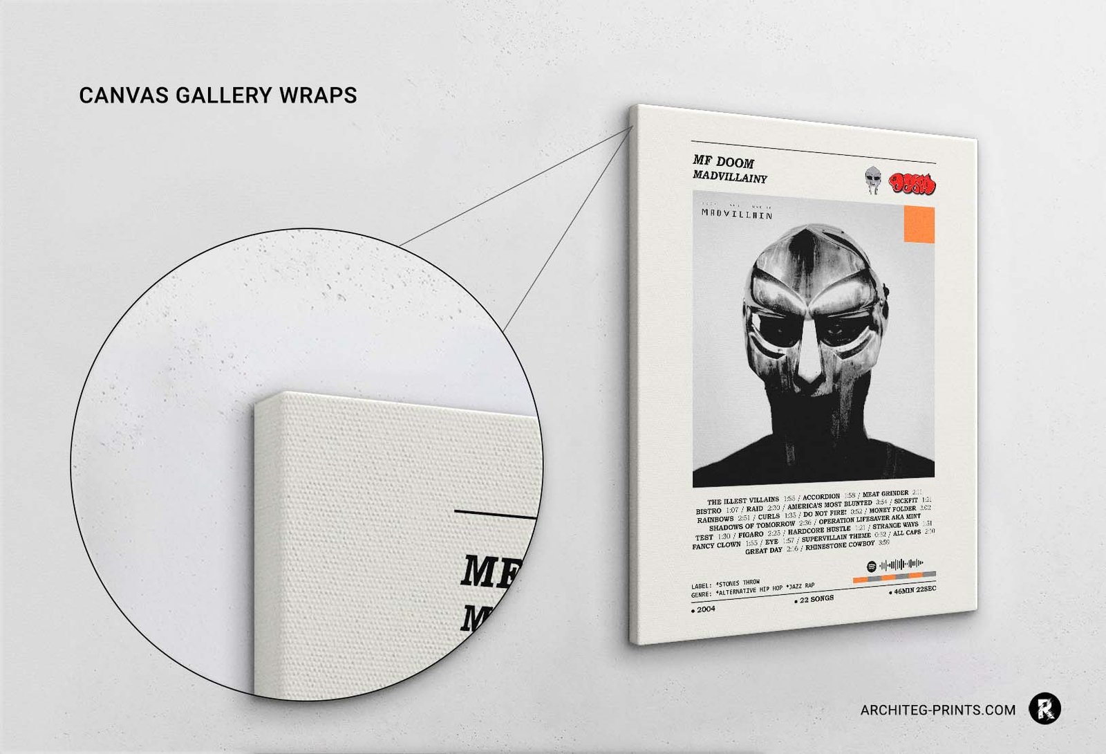 MF Doom, Madlib - Madvillainy Album Cover Poster | Architeg Prints